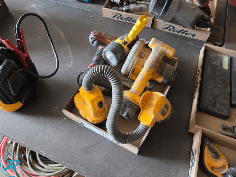Tray of Power Tools