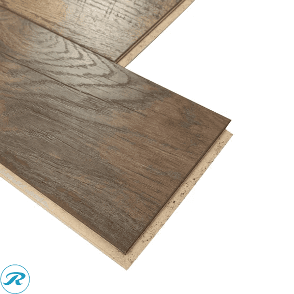 (9 Boxes) 163.26 SqFt In Total - Mohawk Home: 12MM Thick 6.1in X 47.2in AC4 Waterproof Surface Laminate Wood Plank Flooring (18.14 sq ft/ctn), Townview Oak - New/Open Box/Some Damaged
