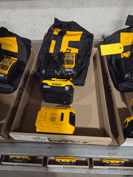 Dewalt DCB1104 Charger With (2) 20V 5Ah Lithium-Ion Batteries
