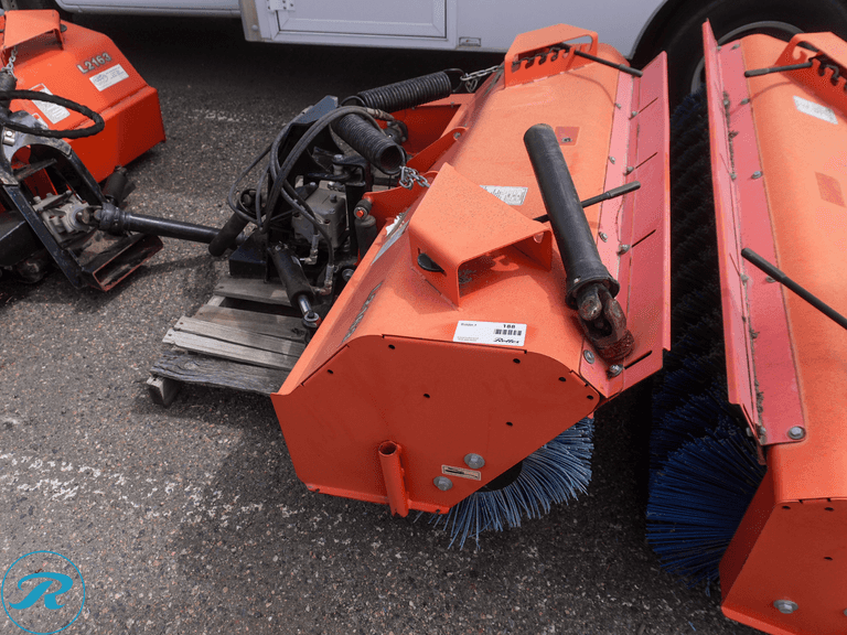 Kubota L2163 5’ Broom Attachment, PTO Driven