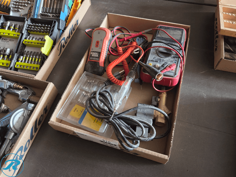 Cen-Tech Function Digital Multimeter, Electrical Multi-Tester and Black & Decker Stud Sensor