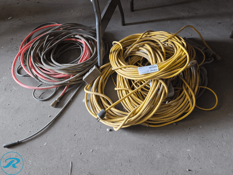 Heavy-Duty Yellow Extension Cords and Air Hose