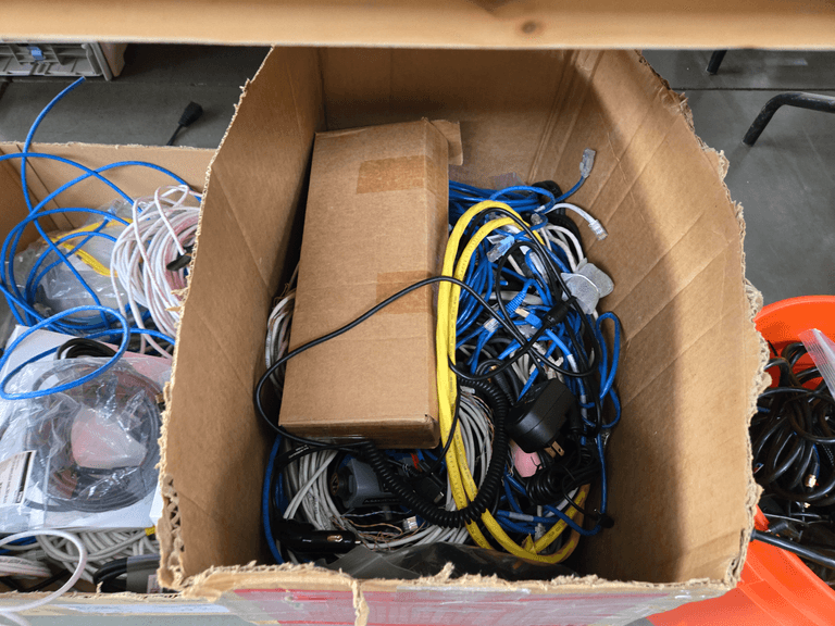Assorted Computer Cables, Power Cords, and Adapters - Roller Auctions