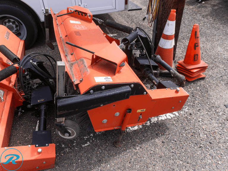 Kubota L2163 5’ Broom Attachment, PTO Driven