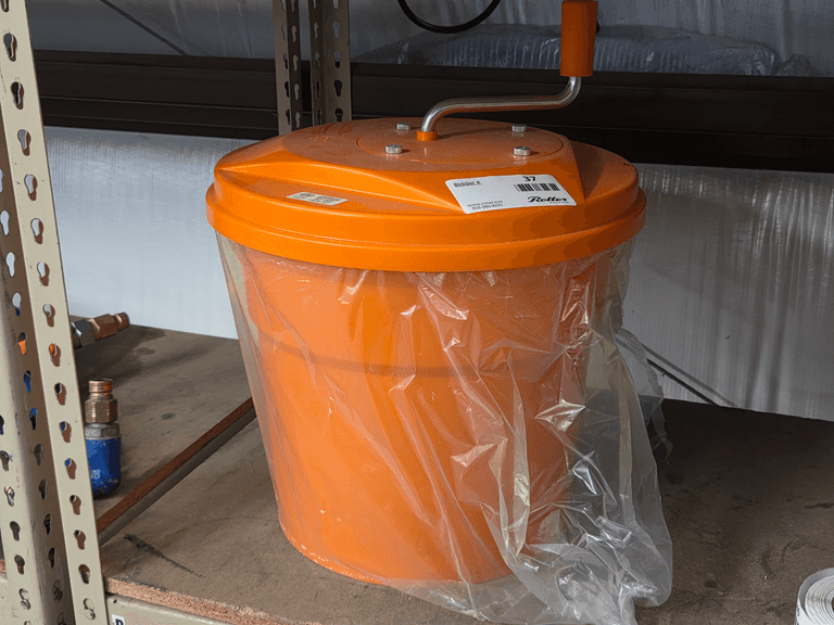 Sanitation Salad Dryer with Manual Hand Crank
