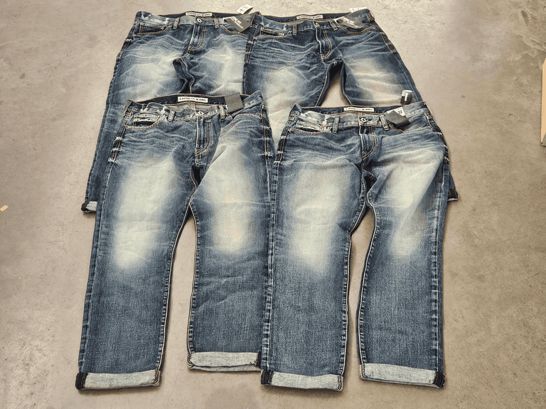 (4) Express Jeans, Sizes 34x32, 34x30, 33x30, 33x32 - Roller Auctions