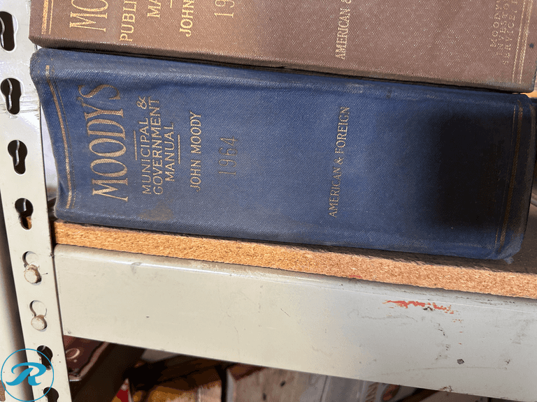 John Moody Books - Roller Auctions