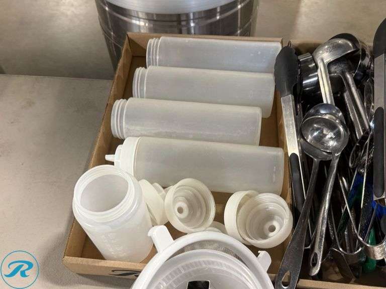 (5) Trays of Kitchen Utensils - Roller Auctions