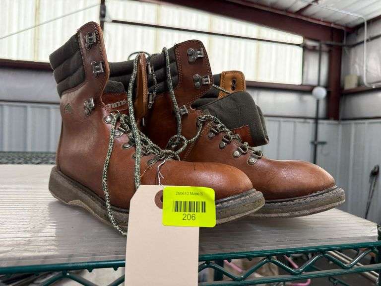 Simms Leather and Fabric Wading Boots, Size 13