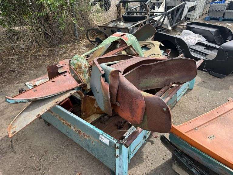 Assorted Willys Jeep Body and Chassis Parts