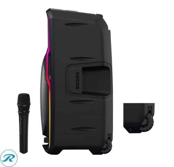ION Audio Total PA Apex Battery-Powered PA Speaker with Wireless Microphone and Dynamic Lights - New - Roller Auctions
