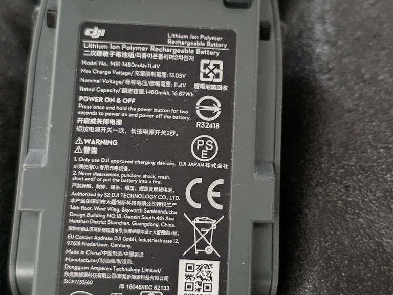 DJI Spark Model MM1A Drone With Controller, Charging Hub, Batteries, Soft Case - Roller Auctions