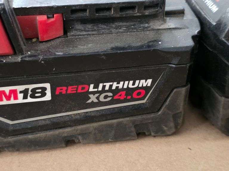 Milwaukee 2720-20 Sawzall Reciprocating Saw, M18 Fuel, With RedLithium Batteries - Roller Auctions