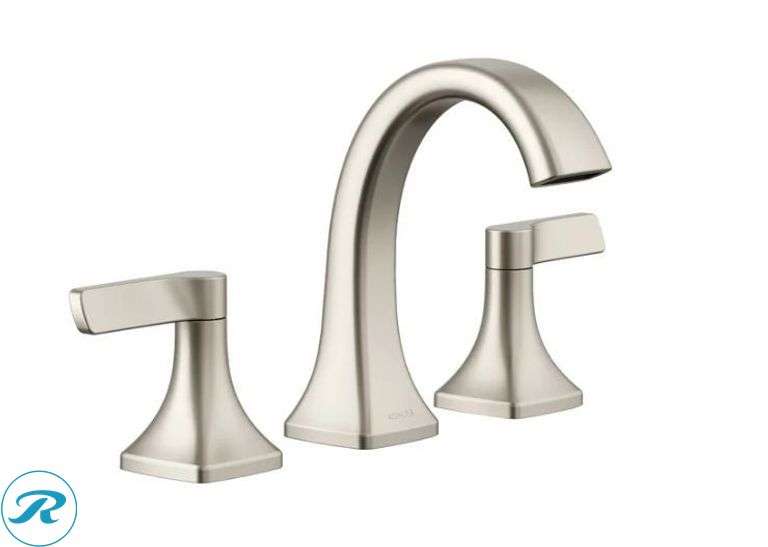 Kohler: Riverly Widespread Bathroom Sink Faucet, "Brushed Nickel"- New/ Open Box