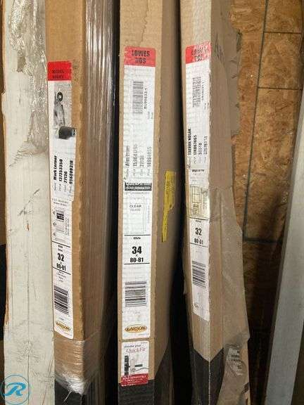 (15 items total) - Assorted Storm Doors And Interior Doors , Starting From 24-in x 80-in TO 36-in x 80-in Differents Colors And Models ( Some Have Minor Damage And Storage Stains , Storms doors May missing Parts. Please See Pictures) - Roller Auctions