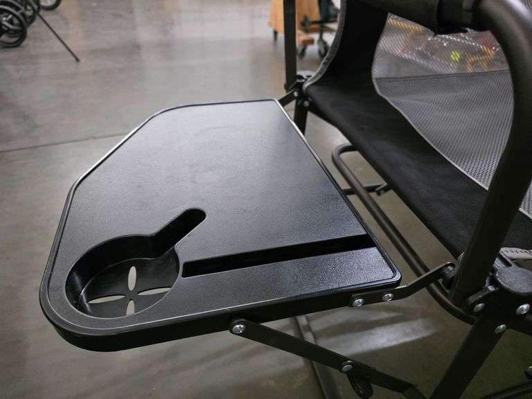Sunnyfeel Folding Director's Chair With Side Table And Carry Bag, Plus Foldable Stadium Seat - Roller Auctions
