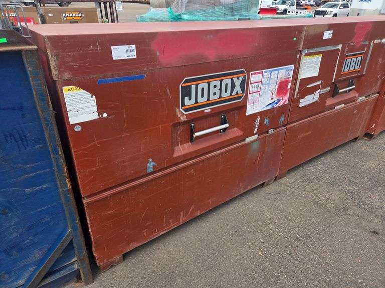 Jobox Industrial Steel Storage Box - Roller Auctions