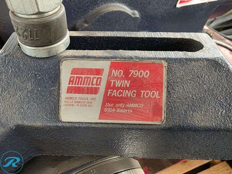 Ammco Model 4100 Safe-Turn Brake Lathe With No. 7900 Twin Facing Tool ...