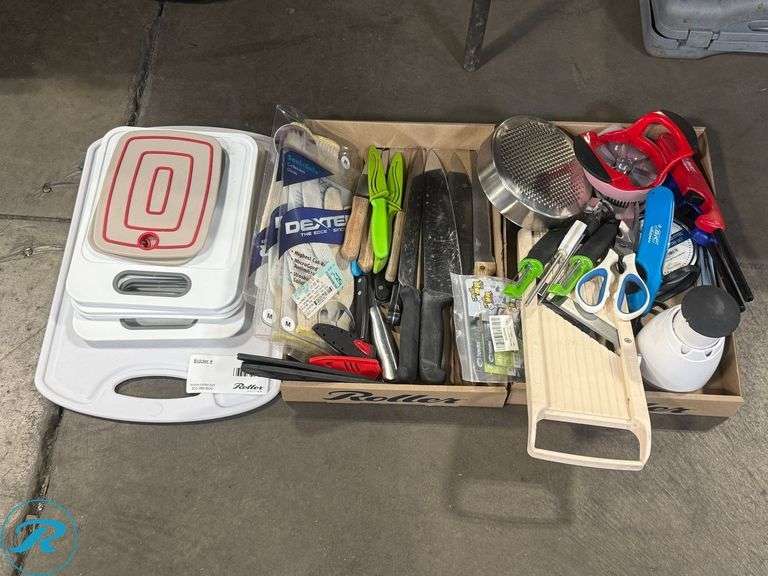 Cutting Boards, Knives, Peelers, Slicers, Gloves