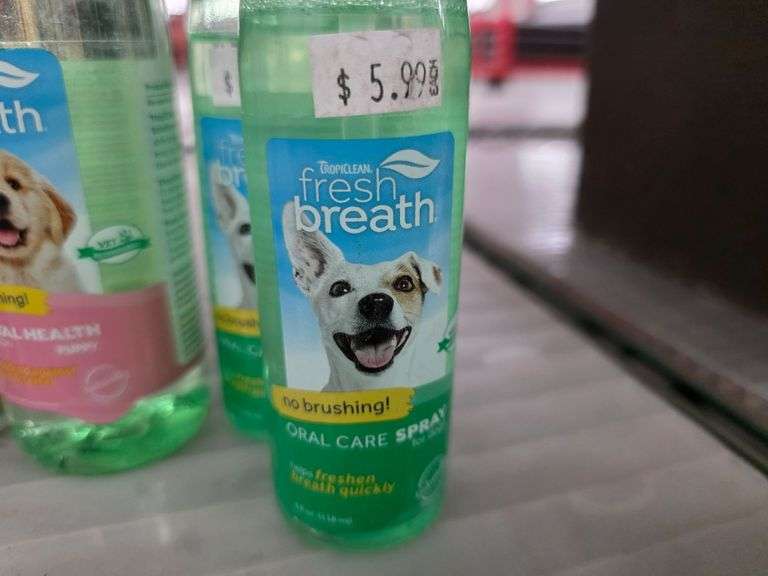 (2) Nylabone Advanced Oral Care Dental Spray, (3) TropiClean Fresh Breath Oral Care Sprays - Roller Auctions