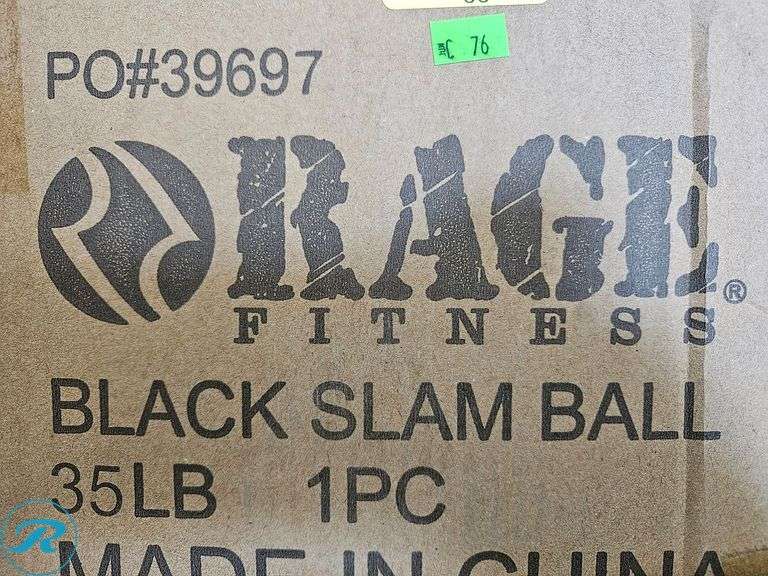 (2) New Rage Fitness Slam Ball, 35lb - Roller Auctions