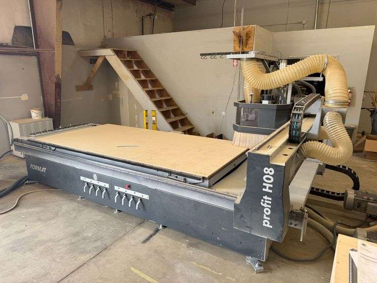 2017 Format4 Profit H08 CNC Router, 3P +N Ph, 22KW, 50/60Hz - Roller Auctions