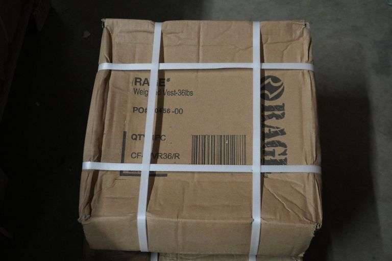 (3) Rage CF-WR36/R Weighted Vest, 36lbs - Roller Auctions