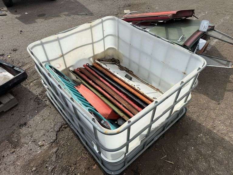 Pallet of Assorted Willys Jeep CJ Grille, Tailgates, and Body Panels - Roller Auctions