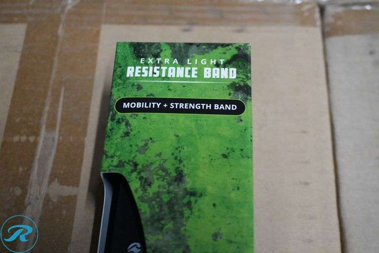 (48) Rage Fitness Black Resistance Band Extra Light - Roller Auctions