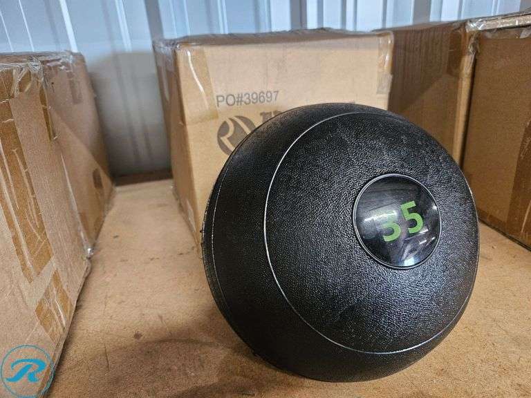 (2) New Rage Fitness Slam Ball, 35lb
