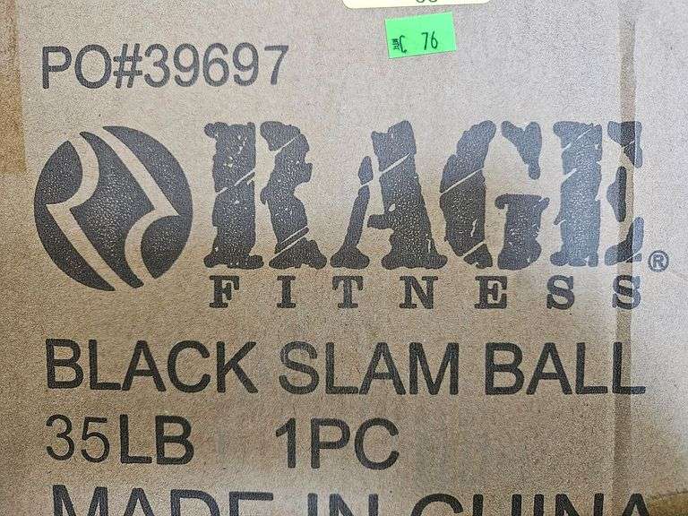 (2) New Rage Fitness Slam Ball, 35lb - Roller Auctions