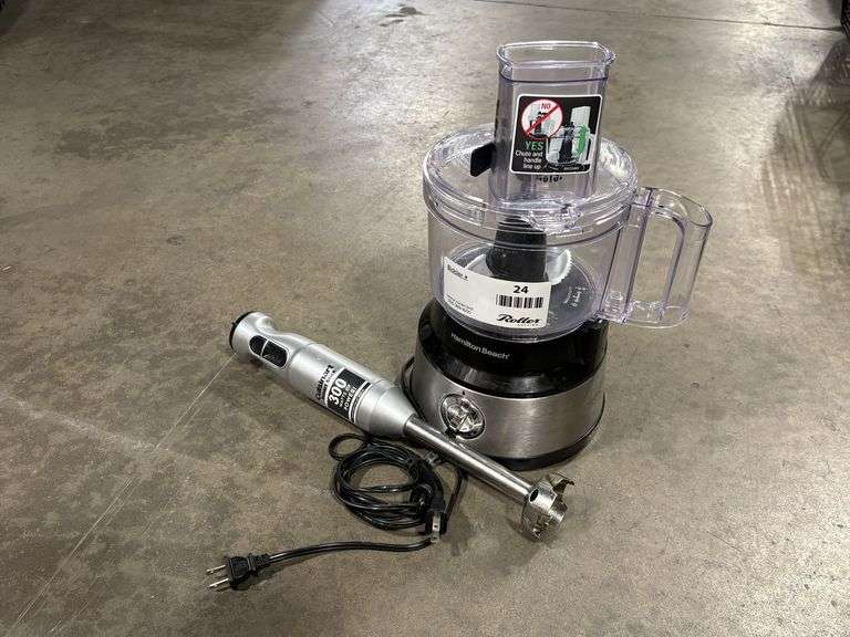 Hamilton Beach Food Processor and Cuisinart CSB-175 Smart Stick Hand Blender
