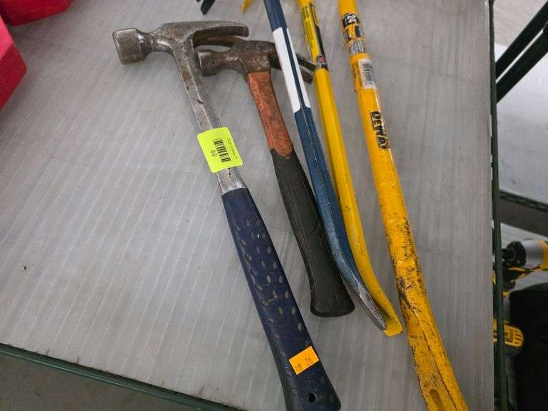 Pry Bars and Claw Hammers - Roller Auctions