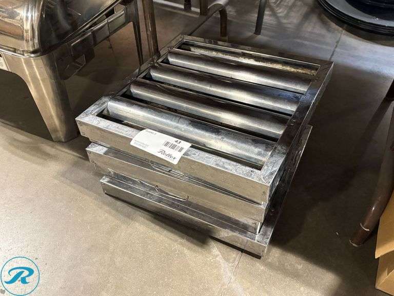(5) Hood Baffles, Stainless, 16"x16"