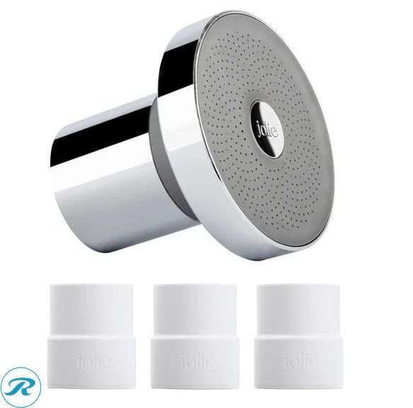 The Jolie Filtered Showerhead Bundle with Replacement Filters Chrome - New