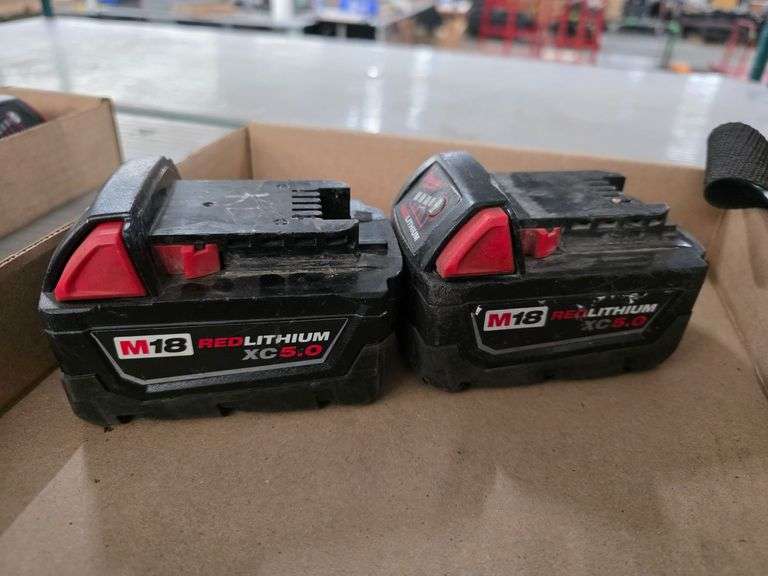 Milwaukee 2720-20 Sawzall Reciprocating Saw, M18 Fuel, With RedLithium Batteries - Roller Auctions