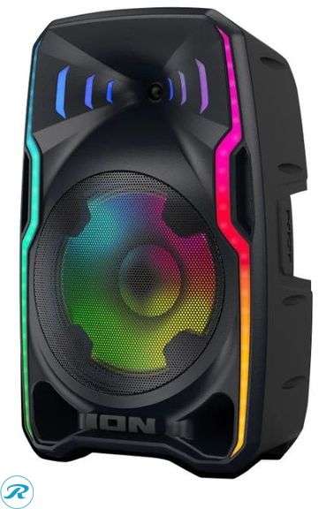 ION Audio Total PA Apex Battery-Powered PA Speaker with Wireless Microphone and Dynamic Lights - New - Roller Auctions