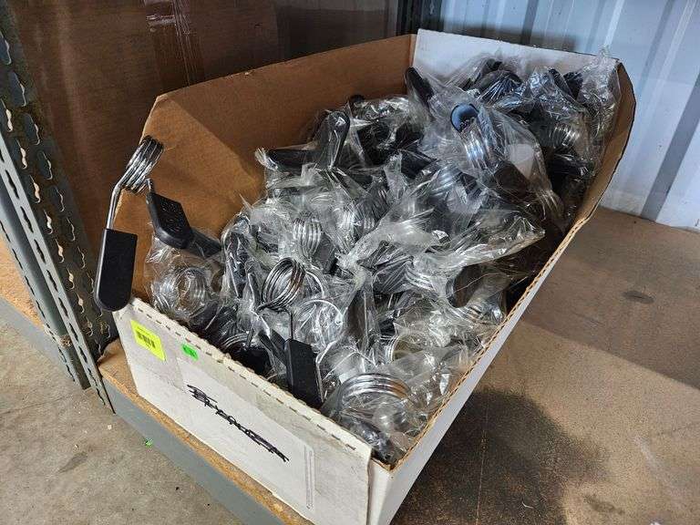 Box of New Barbell Weight Clips - Roller Auctions