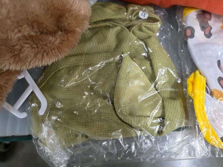 Assorted Dog Apparel, Hoodies, Vests, and Shirts, Various Styles and Materials - Roller Auctions
