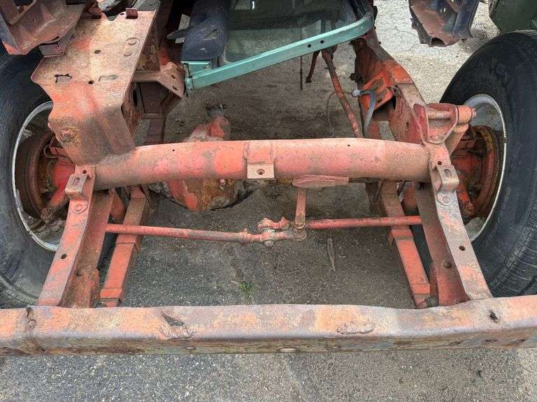 Willys Jeep Body and Frame Assembly with Axles, Wheels, and Additional Parts - Roller Auctions