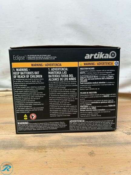 Artika Eclipse Solar String Light with Remote - Like New/Open Box - Roller Auctions