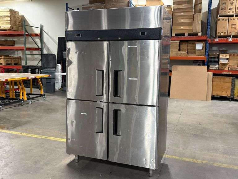 Upright Refrigerator Model YBL9342 4-Door Reach-In Combo Refrigerator/Freezer