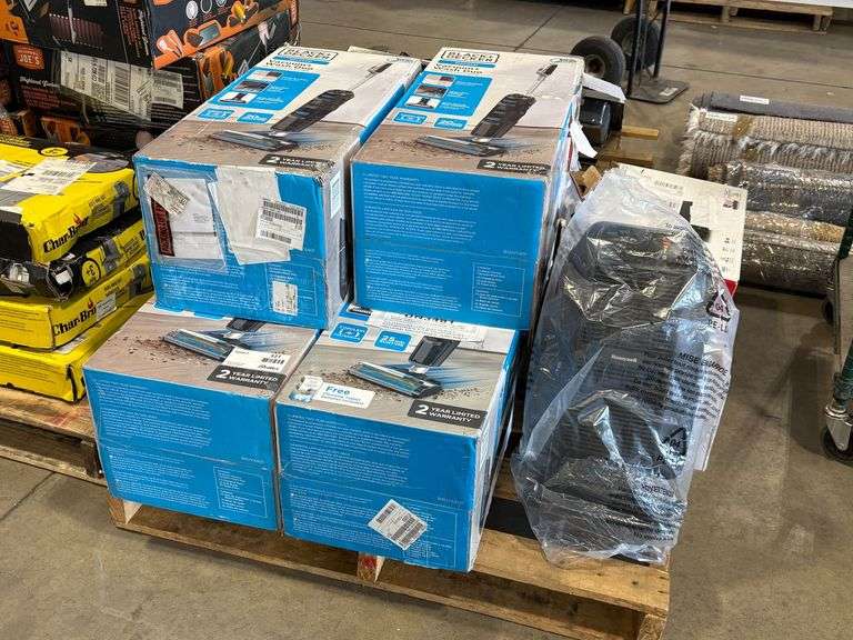 Pallet of Inoperable Vacuums, Heater, and Document Scanner