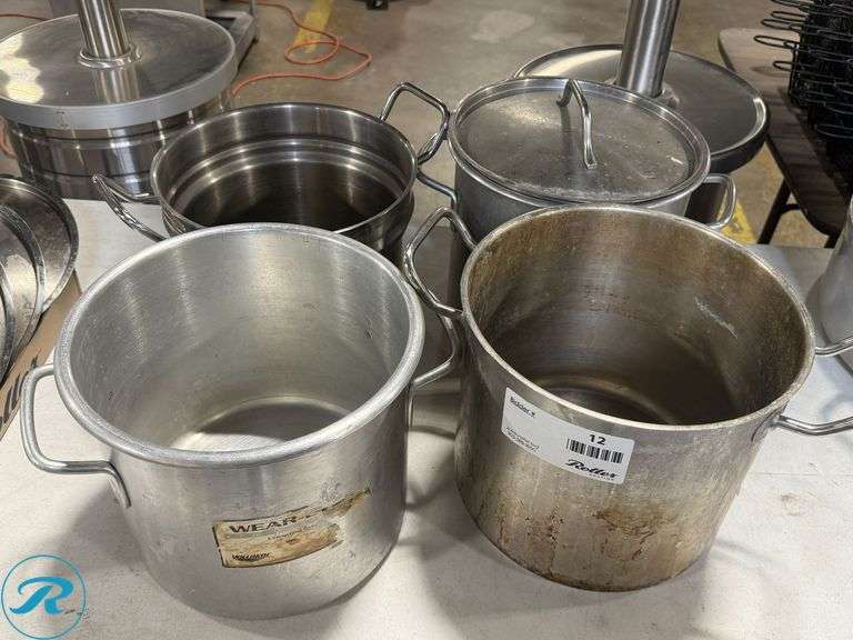(4) Stock Pots