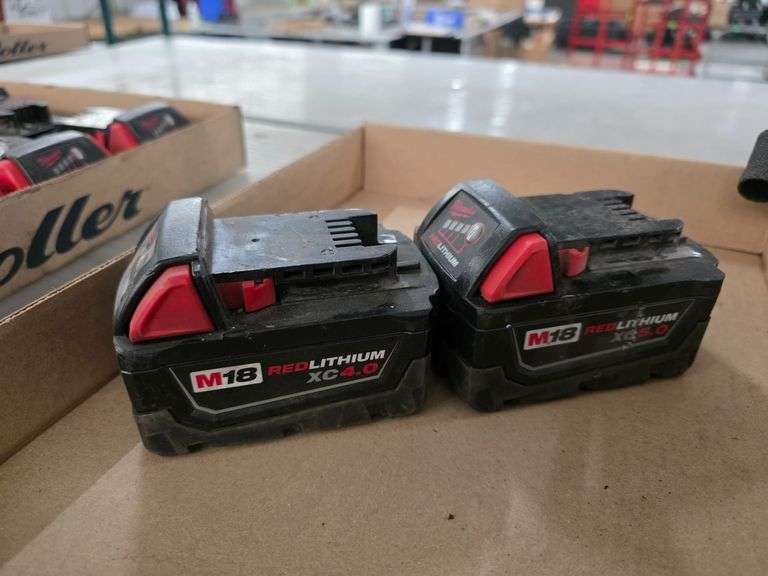 Milwaukee 2720-20 Sawzall Reciprocating Saw, M18 Fuel, With RedLithium Batteries - Roller Auctions