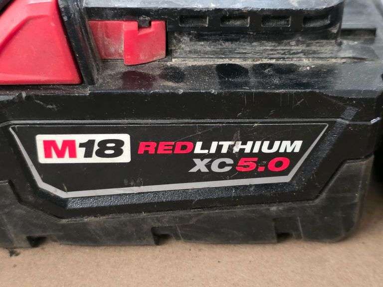 Milwaukee 2720-20 Sawzall Reciprocating Saw, M18 Fuel, With RedLithium Batteries - Roller Auctions