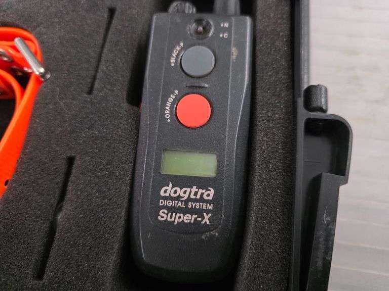 Dogtra Super-X Digital System Training Collars and Remote in Case - Roller Auctions