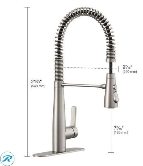 Kohler Vind Semi-Professional Pull-down Kitchen Sink Faucet Stainless Steel - New/Open Box/