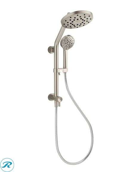 Kohler: HydroRail 3-in-1 Multifunction Showerhead and Column Kit, "Brushed Nickel"- New