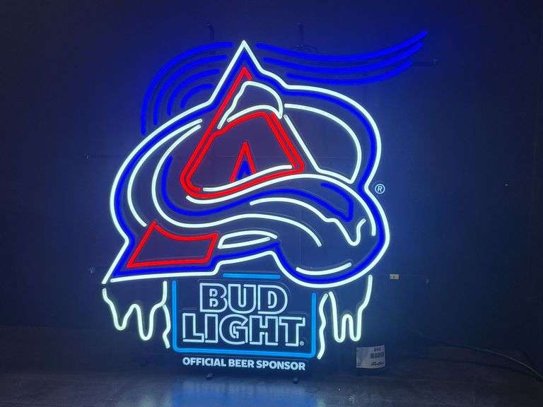 Bud Light Avalanche Lighted Sign